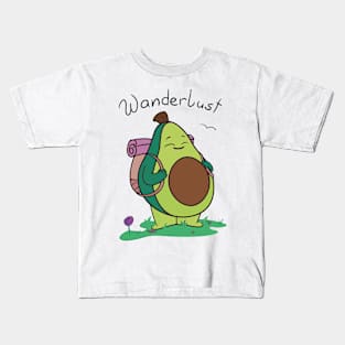 Wanderlust Avocado Kids T-Shirt